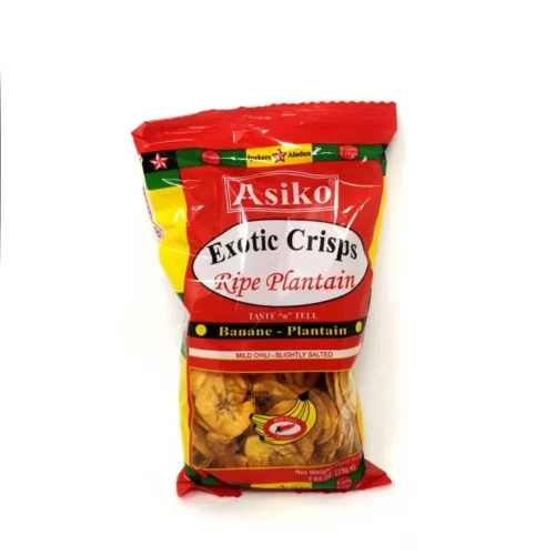 Asiko sweet chilli plantain chips box (70g x24)