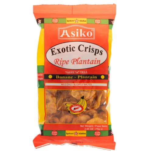 Asiko sweet chilli plantain chips (70g)