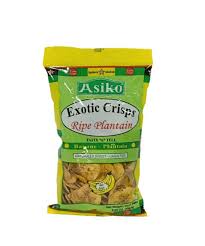 Asiko unsalted sweet plantain 70g