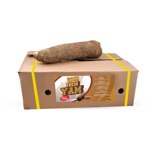 Fresh yam box 20kg