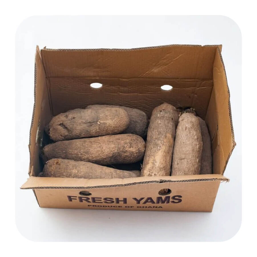 Fresh yam Half box 10kg