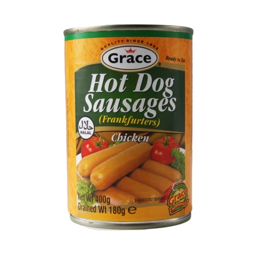 Grace hot dog sausage (chicken) 400g