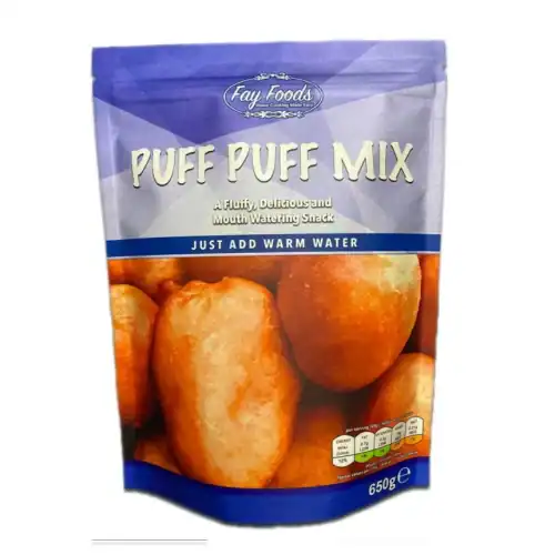 Crunchy puff snack with flavorful seasoning, perfect for snacks or meals.