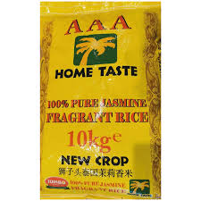 Home Taste AAA Pure Jasmine Fragnant Rice (10kg)