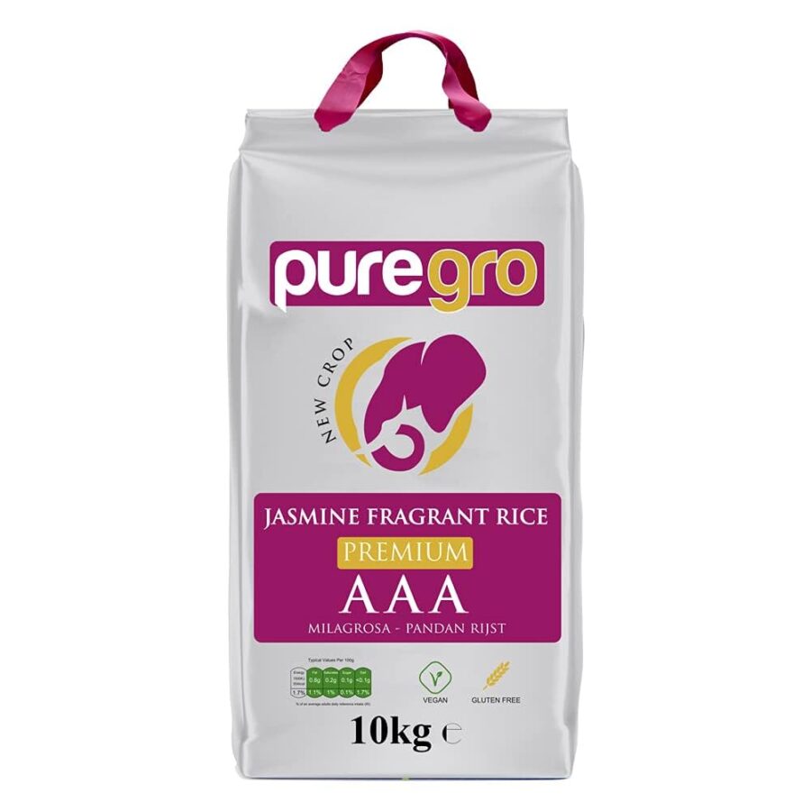 Puregro AAA Jasmine Fragnant Rice (10kg)