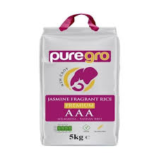 Puregro AAA Jasmine Fragnant Rice (5kg)