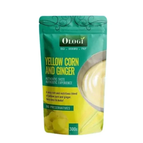 Frozen Ologi (Ogi, Akamu, Pap) Yellow Corn And Ginger