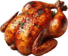 Smoked whole hen